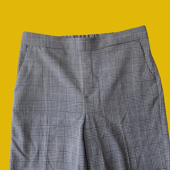 Banana Republic Glen Plaid “Hayden” Pants - Size 8 | Tailored Stretch Trousers - Picture 3 of 8